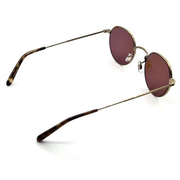Garrett Leight GLCO Robson Brushed Gold-Tort Sunglasses Unisex New - Picture 5 of 7